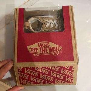 VANS Glitter Old Skool Glitter Crib Shoe Sneakers | Size 2